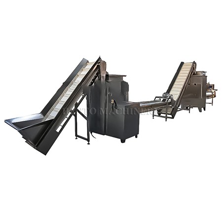 Γραμμή παραγωγής με φλούδα σκόρδου